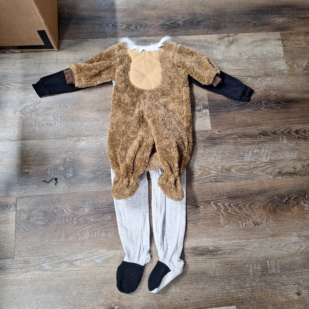 Handmade Fuzzy Monkey Costume, Child's 3T/4T